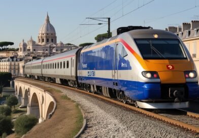 Eurail 14 August Rome to Paris 15:57–13:50 Journey